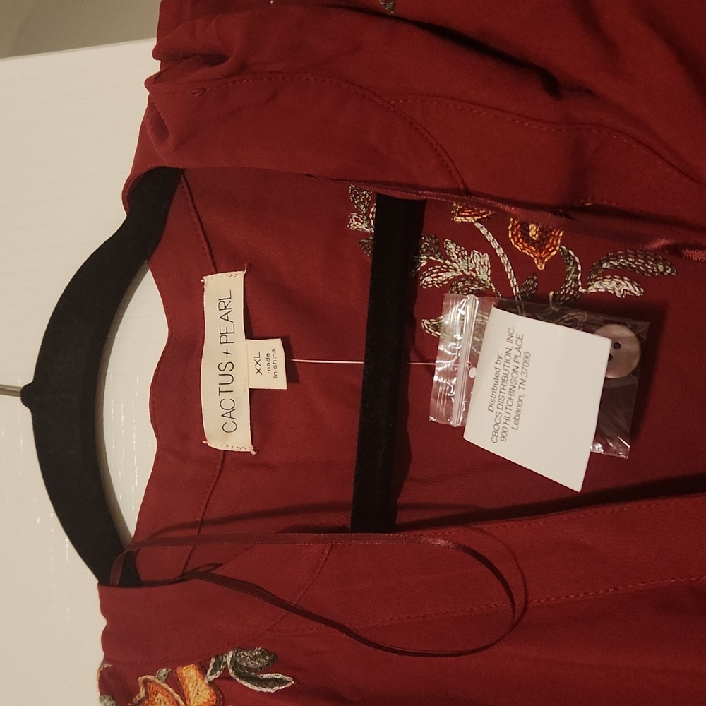NWT Summer/fall dress XXL cactus and pearl - Picture 3 of 4